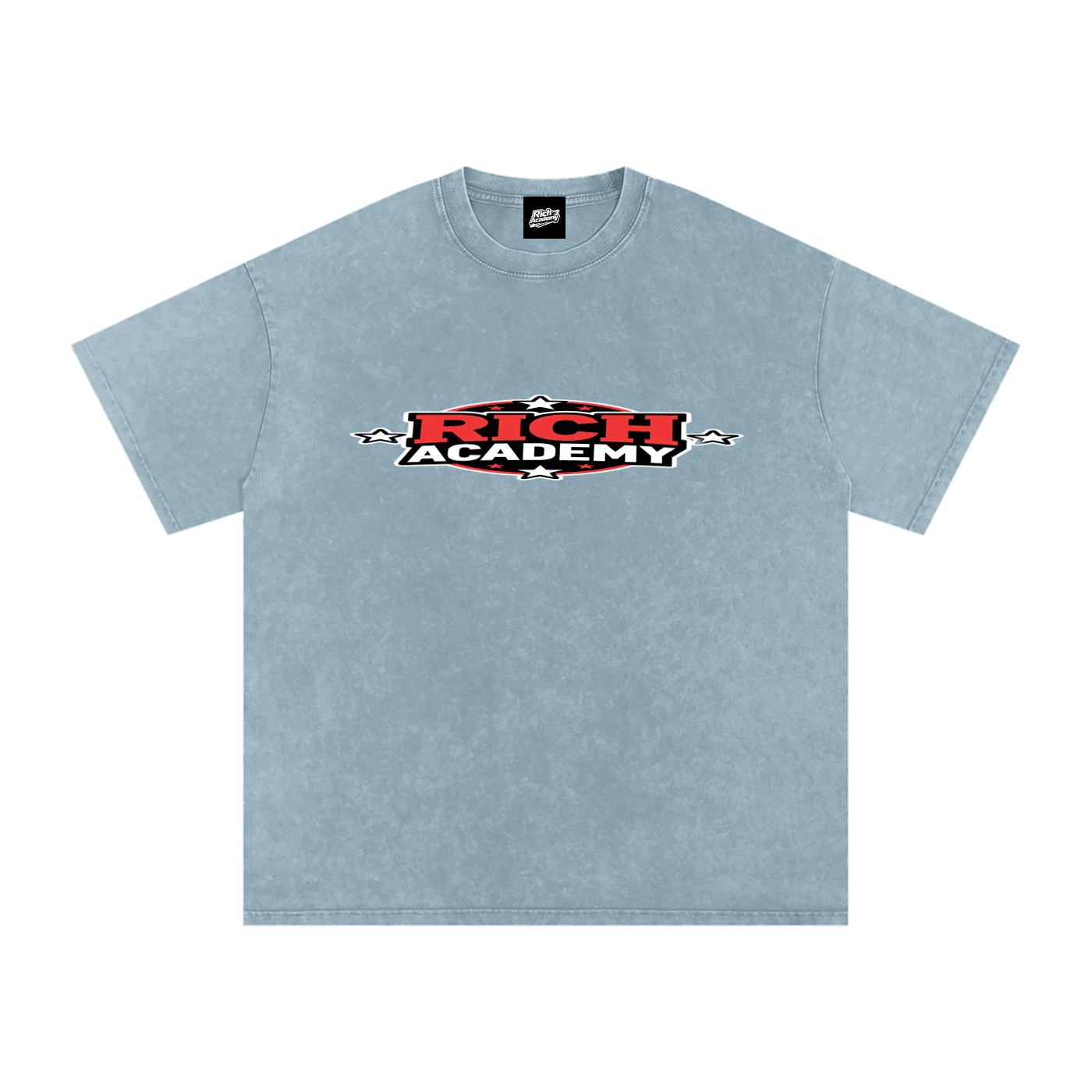 Rich Academy RA Snow Washed Oversized T-Shirt