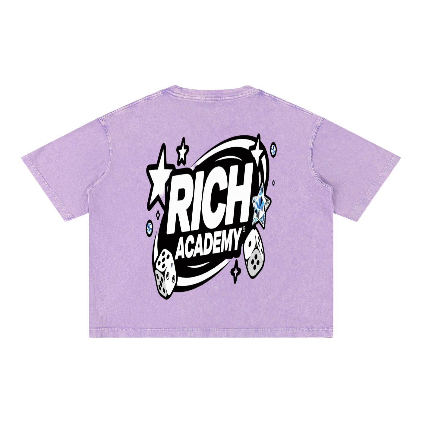 Rich Academy Mineral Wash Boxy T-Shirt