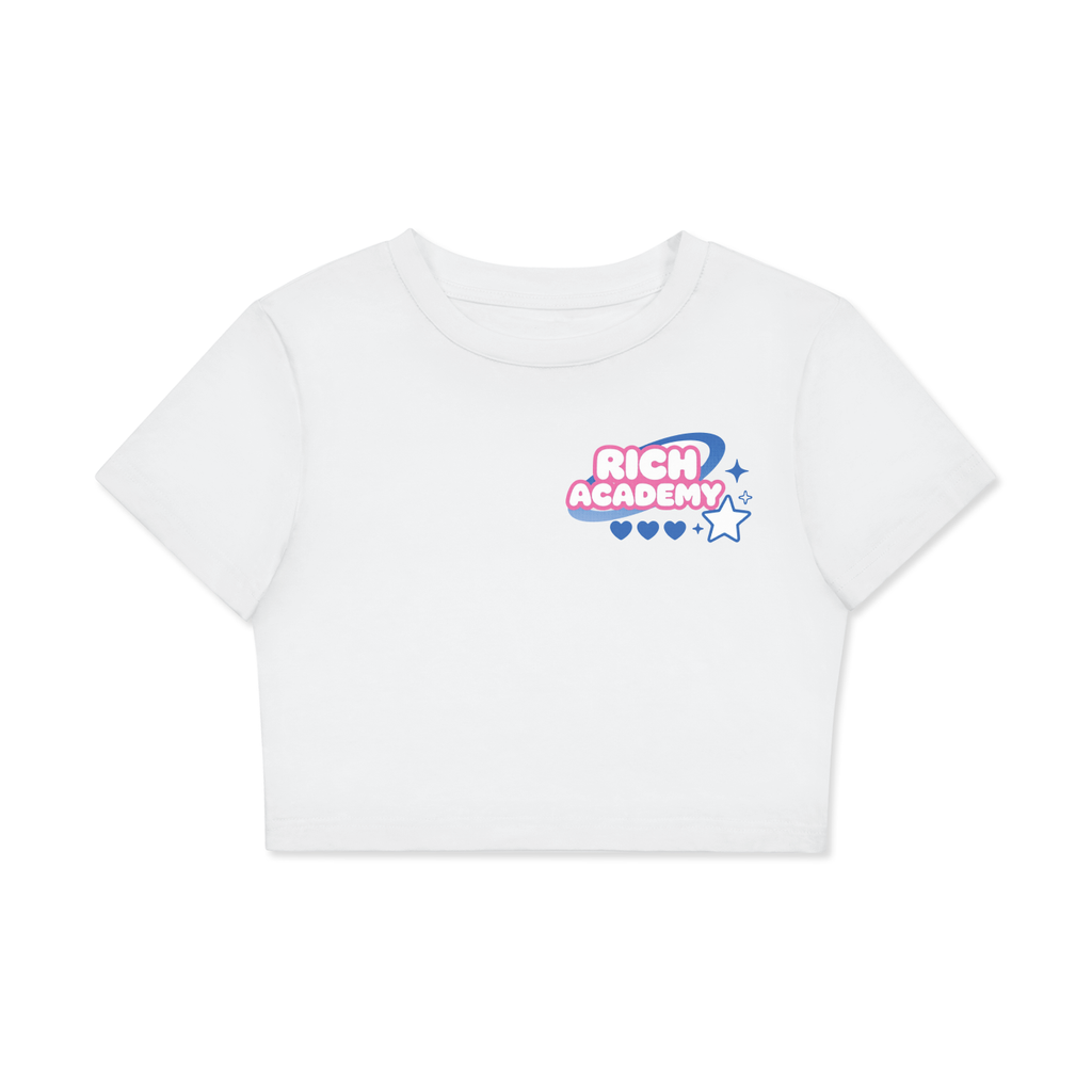 Rich Academy Fitted Crop T-Shirt