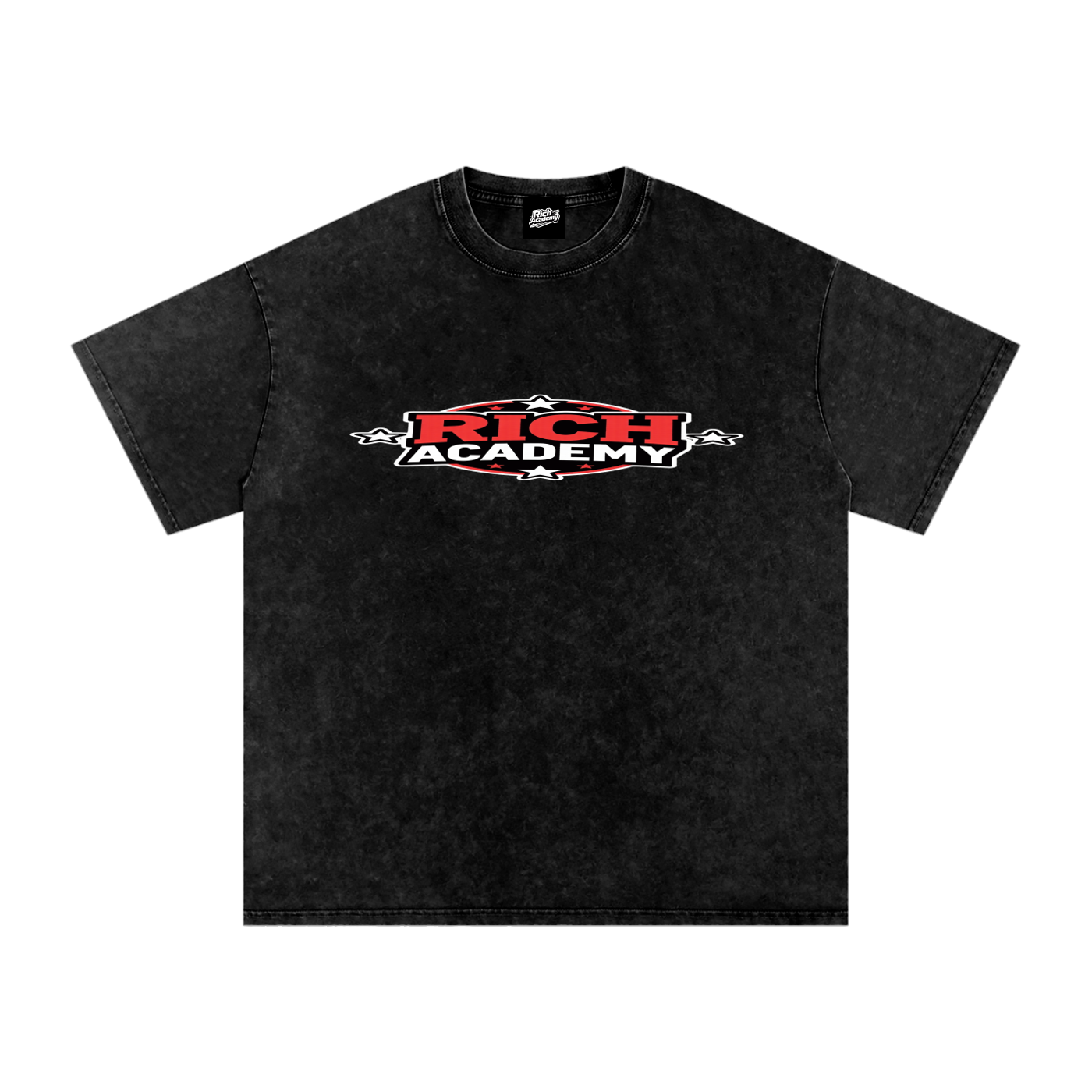 Rich Academy RA Snow Washed Oversized T-Shirt